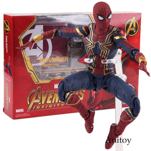 Marvel Avengers Infinity War Spiderman Iron Spider & Tamashii Stage  Action Figure