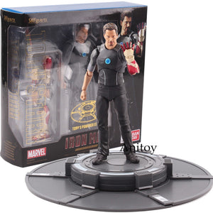 Marvel Iron Man Tony Stark with Tony's Powerd Stage Action Figure