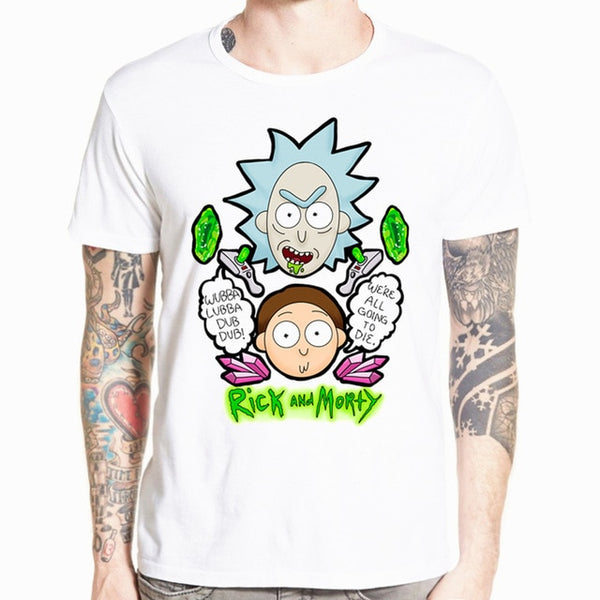Rick and Morty Middle Finger T-Shirt