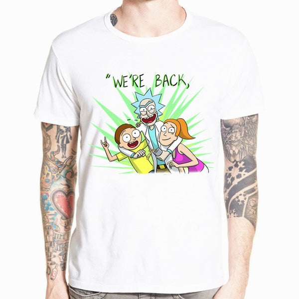 Rick and Morty Middle Finger T-Shirt