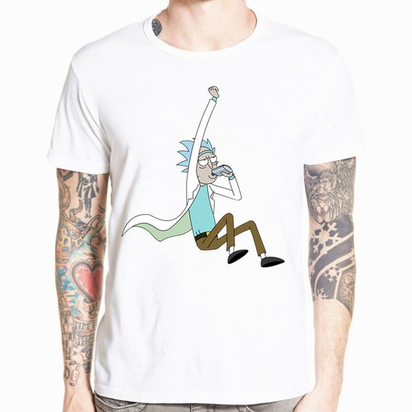 Rick and Morty Middle Finger T-Shirt