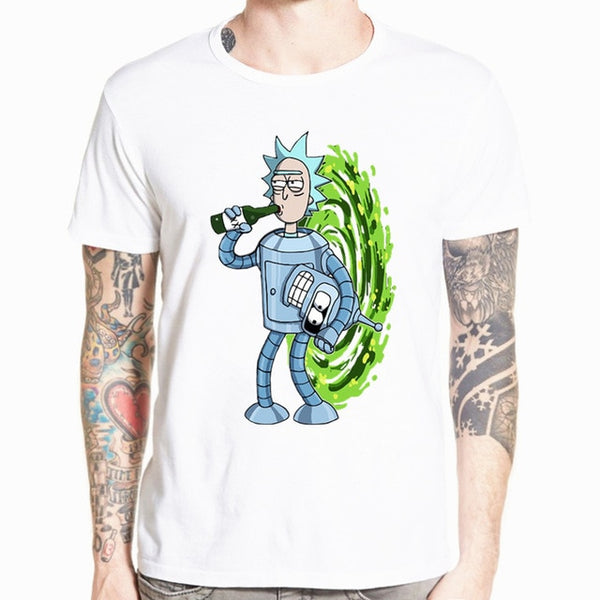 Rick and Morty Middle Finger T-Shirt