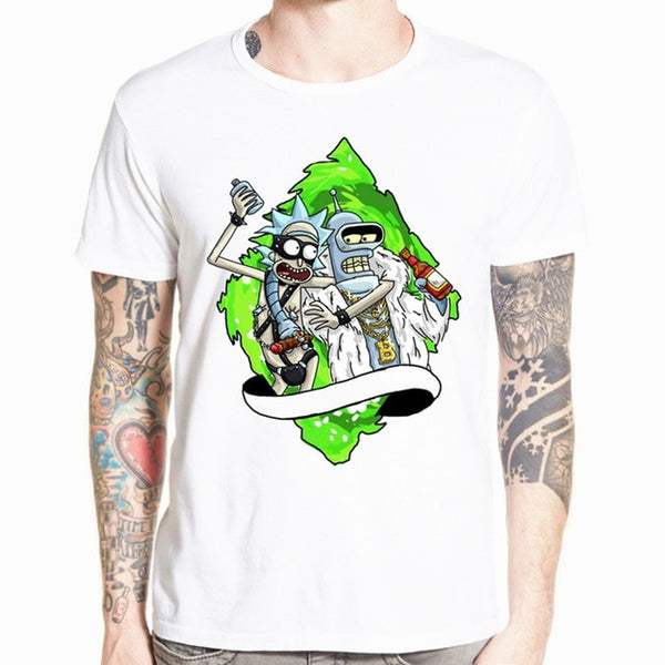 Rick and Morty Middle Finger T-Shirt