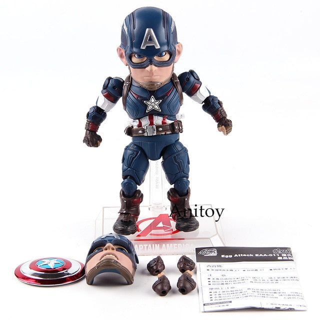 Marvel Avengers Age of Ultron Captain America Egg Attack Action Figure
