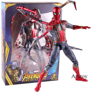 Marvel Avengers Infinity War Iron Spider Action Figure with LED Light