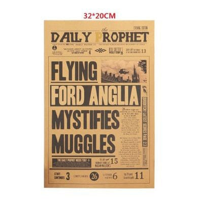 Harry Potter Old Newspaper Posters