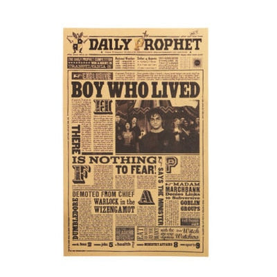 Harry Potter Old Newspaper Posters