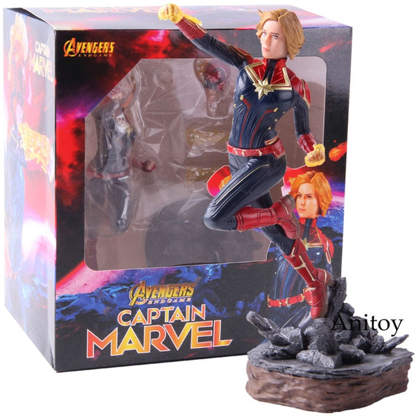 Marvel:Avengers Captain Marvel Flying Position Action Figure