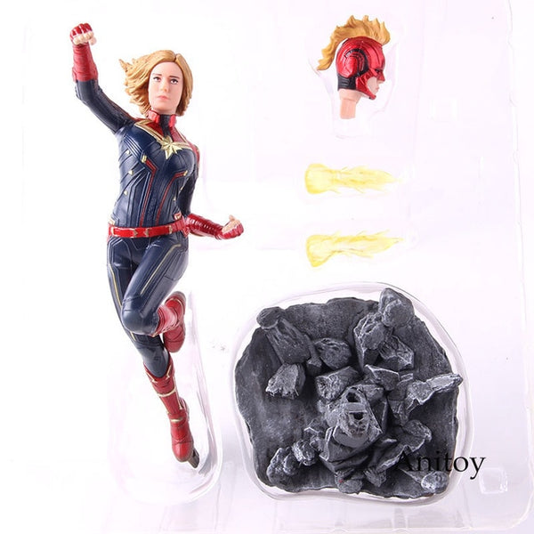 Marvel:Avengers Captain Marvel Flying Position Action Figure