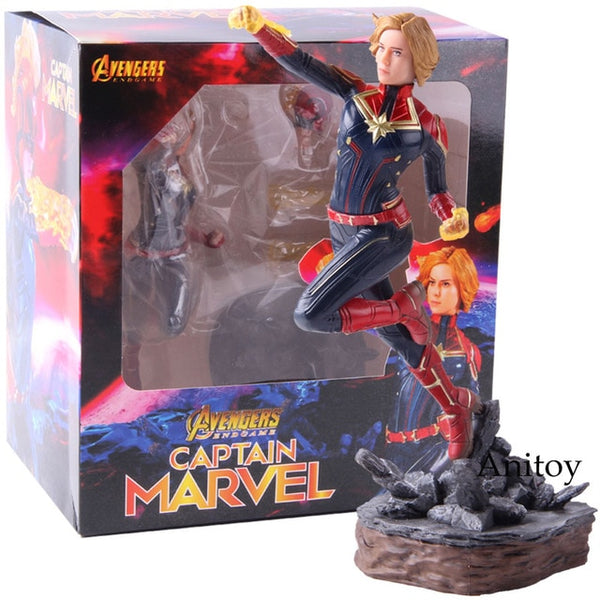 Marvel:Avengers Captain Marvel Flying Position Action Figure