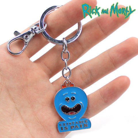 Rick and Morty MEESEEKS Keychain